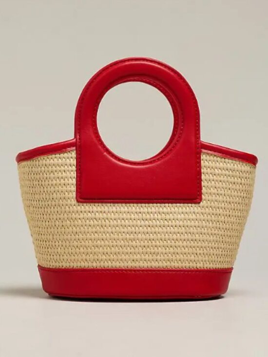 Anthropologie Handbags - Meli Bianco Carson Raffia Handbag - NWT